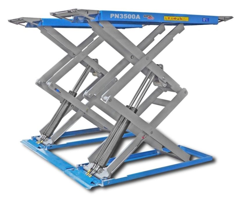 Krátký nůžkový zvedák 3,5 t na podlahu PN3500A