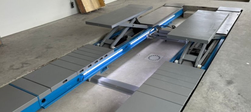 Prodloužený nůžkový zvedák 5 t pro geometrii s přízdvihem PN500GPL